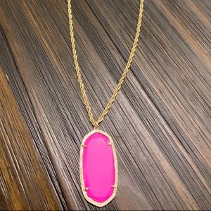 Kendra Scott Reid Necklace Magenta Magnesite Pink